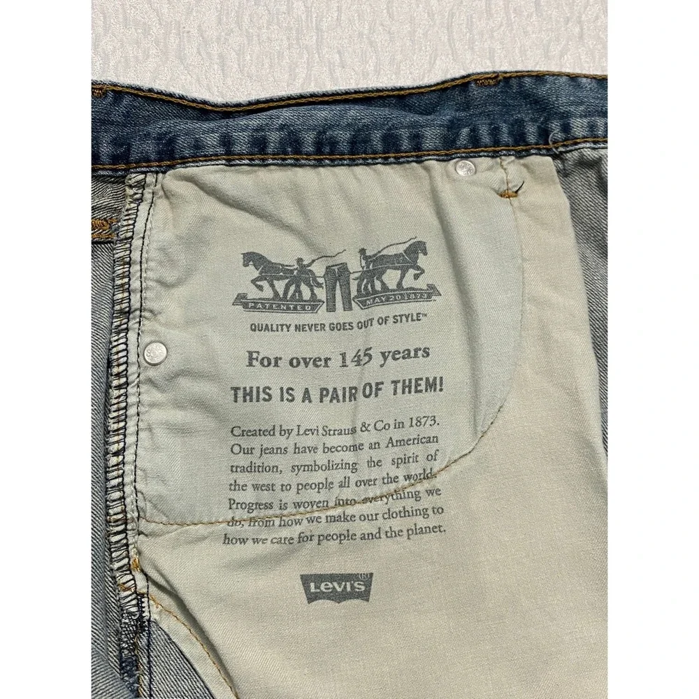 Levi's 559‎ Jeans Mens Size 44×28 Blue Relaxed Straight Wide Leg